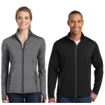 Sport-Wick Stretch Contrast Full-Zip Jacket